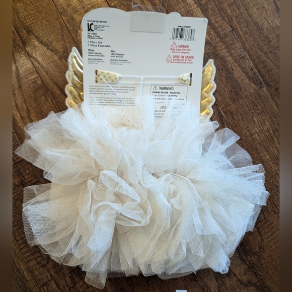 NWT Elly & Emmy 3pc Angel Tutu Set Size Up To 12 Months. - Picture 7 of 12